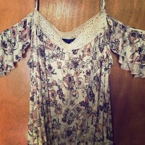 Loose floral top